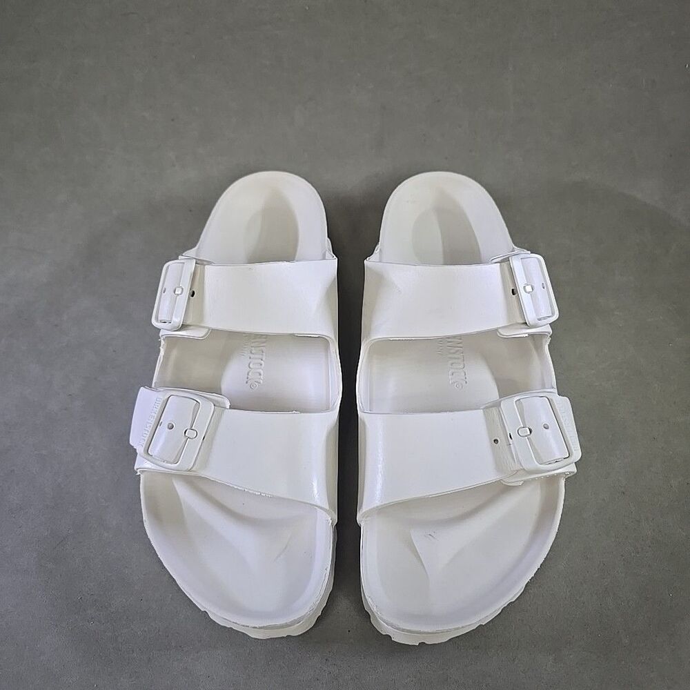 Birkenstock Arizona Essentials EVA Sandals Eggshell EU 41 Womens 10 Mens 8 - Picture 6 of 10